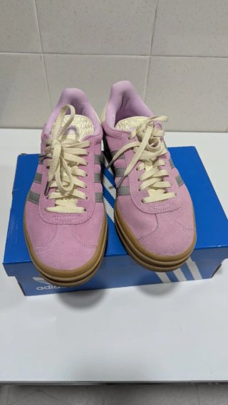 Zapatillas Adidas Gazelle Bold Rosa/Gris