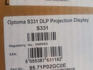 Proyector Optoma S331 DLP Negro