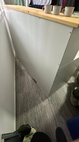 Mostrador / Escritorio con cajones - 110cm alto.