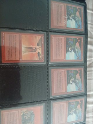 Lote cartas Magic The Gathering rojas