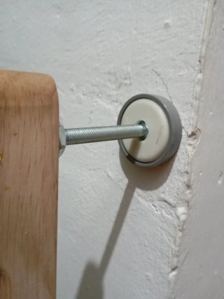 Barrera seguridad niños escaleras madera