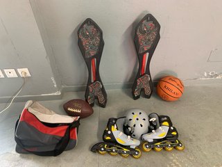 Pack Patines Línea Talla 38 + Accesorios