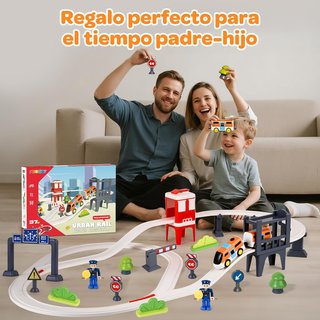 Tren Eléctrico MOONTOY 37 Piezas NUEVO
