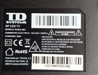 TD Systems TV 24 pulgadas