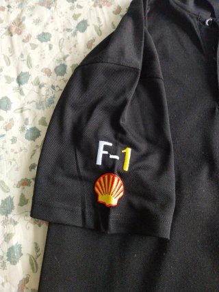 Polo Ferrari Hombre Negro