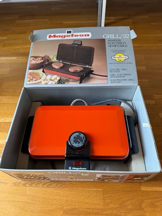 Plancha Grill Magefesa Naranja