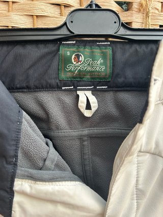 Pantaloncino da sci Peak Performance beige