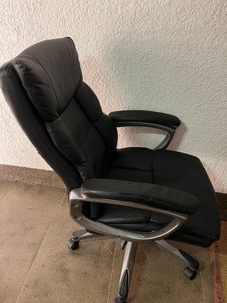 Silla de oficina El Corte Inglés Negra