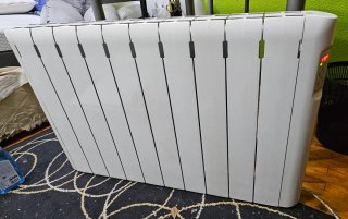 Radiador Haverland calor Azul, Blanco
