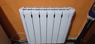 Radiador Haverland calor Azul, Blanco