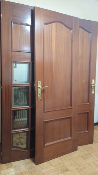 5 Puertas Madera Maciza