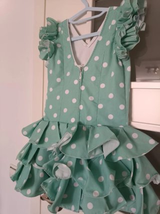 Vestido Gitana Niña T8 Lunares