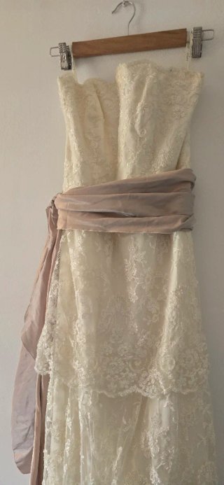 Vestido de Novia Pepe Botella T40 Encaje Nude