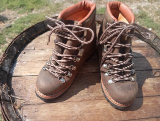 Botas de Montaña CURGAL T.36 Marrón Cuero genuino