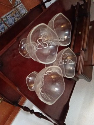 4 Bicchieri di Ghiaccio/Cocktail in Cristallo