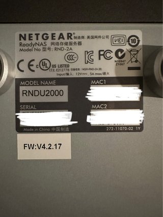 NAS Netgear ReadyNAS + 2 WD Red 2TB CMR RAID 1