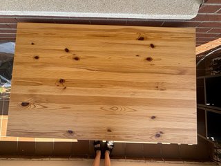 Mesa de comedor de madera 125x75