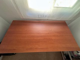 Mesa de roble macizo para oficina