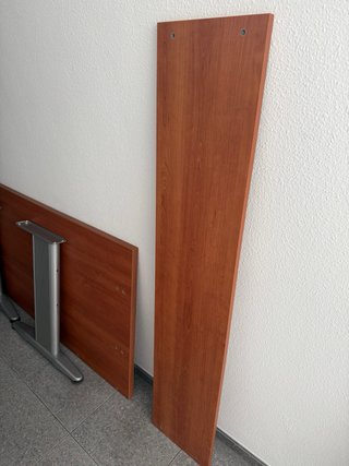 Mesa de roble macizo para oficina