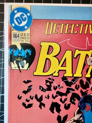 Lote 2 comics USA Detective Comics #664 + #498
