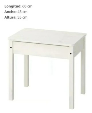 Pupitre y silla infantil Ikea madera