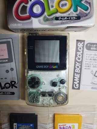 Game Boy Color Trasparente + Giochi + Scatola