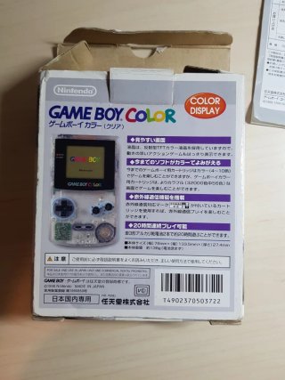 Game Boy Color Trasparente + Giochi + Scatola