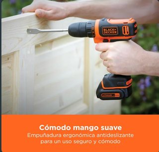 Taladro atornillador a batería Black+Decker 10.8V