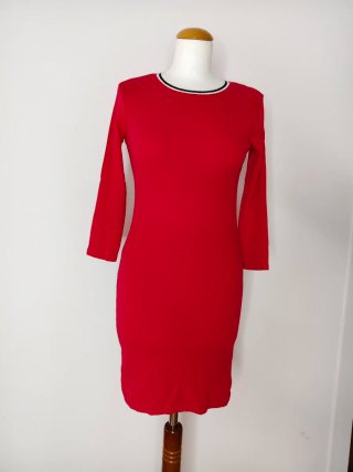 Vestido rojo ajustado