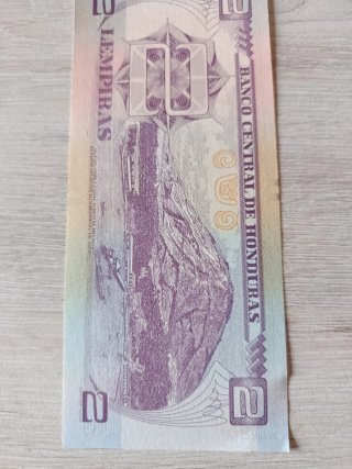 Billete 2 Lempiras Honduras 2014 sin circulación