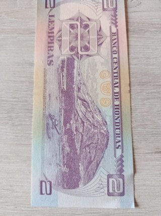 Billete 2 Lempiras Honduras 2014 sin circulación