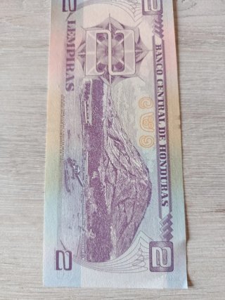 Billete 2 Lempiras Honduras 2014 sin circulación