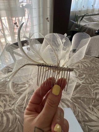 Tocado Novia Les Accessoires Plata