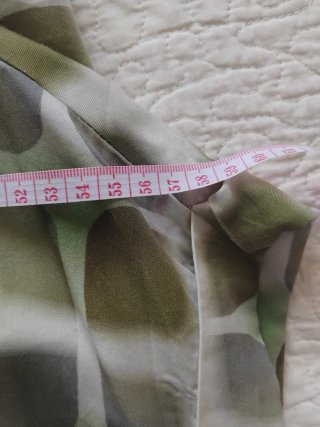 Vestido Parfois verde y blanco talla única