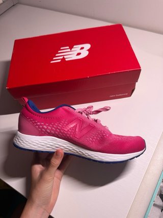 Zapatillas New Balance Niña Rosa y Azul