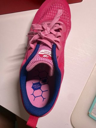 Zapatillas New Balance Niña Rosa y Azul