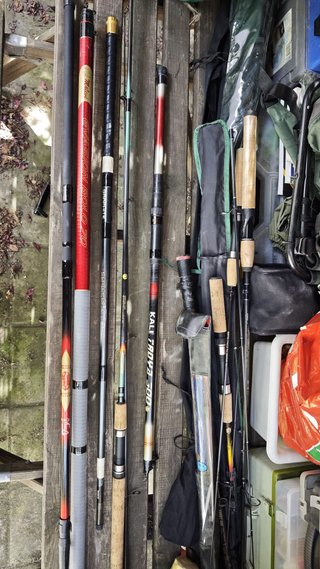 Equipo de pesca deportiva agua dulce