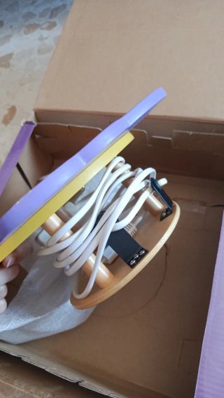 Lámpara Infantil Luna y Nube Madera
