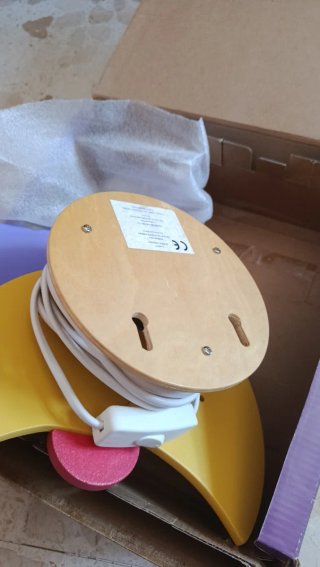 Lámpara Infantil Luna y Nube Madera
