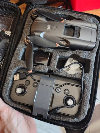 Dron GPS Negro