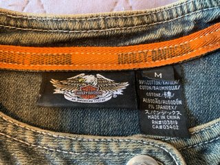 Chaqueta Vaquera Harley Davidson Talla M