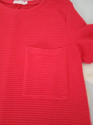 Vestido Bershka Rojo Canalé Talla M