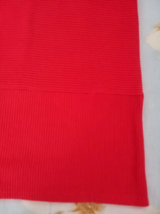 Vestido Bershka Rojo Canalé Talla M