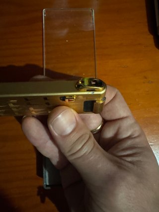 Accendino per pipa Corona 111 dorato