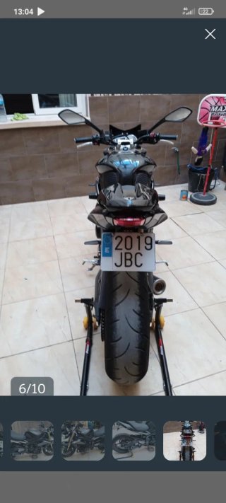Triumph Street Triple Moto Negra
