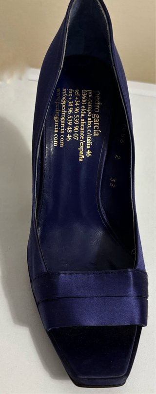Zapatos Pedro Garcia Talla 38 Azul