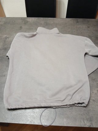 Sudadera Adidas Beige Media Cremallera