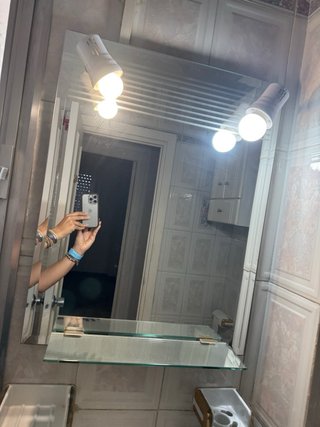 Espejo de baño con repisa