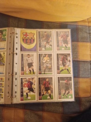 Colección cromos Liga 2002/2003 Incompleta
