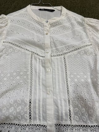 Blusa ZARA Beig Talla-L